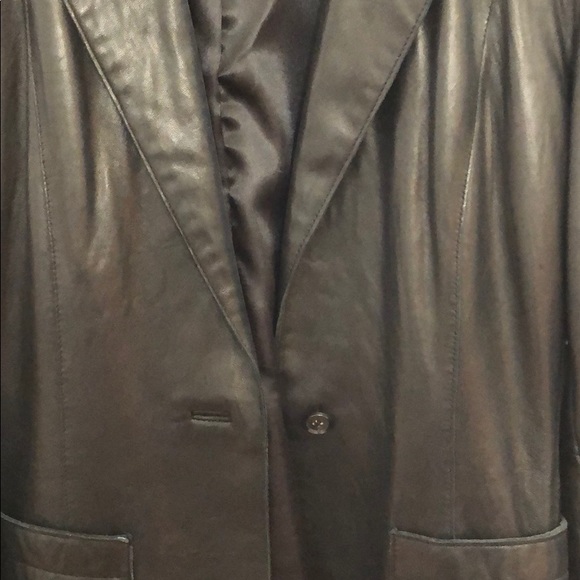 Marc New York Leather Blazer - Picture 7 of 7